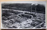 78 - PORCHEVILLE - Centrale Electrique - ELECTRICITE - Carte Photo 27cm X 45cm Aérienne Lapie Des Années 1950 - Porcheville