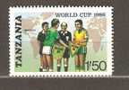 TANZANIA 1986 - FOOTBALL WORLD CUP 1.50 - MNH MINT NEUF NUEVO - 1986 – Mexiko