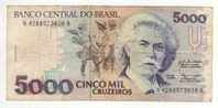 Billet De 5000 Cruzeiros Brésil Brasil - Brésil