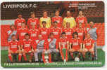United Kingdom - PLE011, Plessey 1000u Liverpool F.C. 1989, GPT Test Card, Used Without CN - Emissioni Imprese