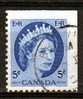 N° 271a O Y&T 1954 Elizabeth II - Used Stamps