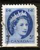 N° 271a O Y&T 1954 Elizabeth II - Used Stamps