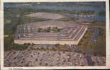 USA   - Double Postcard(recto-verso)- The Pentagon And Grave Of John F.Kennedy - 2/scans - Washington DC