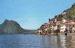 13713     Svizzera,     Gandria,  Lago Di  Lugano,  Panorama  E Monte  S.  Salvatore,  NV - Gandria 