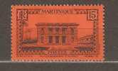 MARTINIQUE 1933 - DEFINITIVE 15 - MH MINT HINGED - Unused Stamps