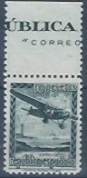 ESNE38-L1578TTRANSC-J15.Espagne .Spain.AVION  EN VUELO.1939.(Ed N.E.38**) VARIEDAD  BORDE DE HOJA.sin Charnela.LUJO - Otros & Sin Clasificación