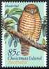 Christmas Island 1996 Birds  85c Hawk-Owl MNH - Christmas Island