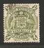 Australia 1950 2 Pound Arms FU - Neat Corner Part Parcel Obliteror - Usati