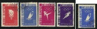 ● ROMANIA 1956 - OLIMPIADI - N. 1473 . . . Usati  - Cat. ? € - Lotto N. 1052 /53 - Oblitérés