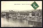 CPA  ANCIENNE- FRANCE- ANSE (69)- LE QUAI DE L'AZERGUES- - Anse