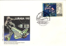 URSS RUSSIE 3827 FDC Espace Space : Engin Spatial Sortie LEONOV Soyouz GEmini Shuttle NASA - FDC