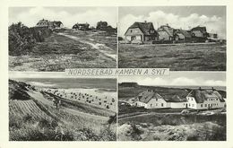 3 AKs Kampen Sylt Mehrbild + Kliffende + Haus St. Michael 1952 # - Sylt