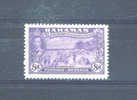 BAHAMAS - 1948  George VI Tercentenary  8d  MM - 1859-1963 Colonia Britannica