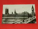 London -  The Houses Of Parliament And Westminster Bridge  -  ( 2 Scans ) - Houses Of Parliament