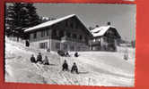 G1157 Les Sciernes,Chalet Des Enfants Aérium.PARTIE DE LUGE.ANIME.Circulé Sous Enveloppe Glasson Bulle 7920 - Bulle