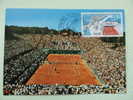 CARTE MAXIMUM  MAXIMUM CARD TENNIS ROLAND GARROS FRANCE - Tenis