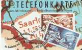 TARJETA DE ALEMANIA CON UN SELLO  (STAMP-SELLO) - Briefmarken & Münzen