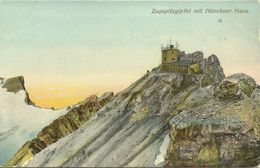 AK Münchner Haus Zugspitze Garmisch Color ~1905 #07 - Zugspitze