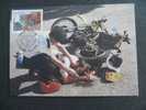 Moto Motorcycle Sécutité Routière Road Safety Carte Maximum Card Afrique Du Sud South Africa 38 - Motorbikes