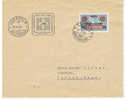 Switserland 1938 Pro Aero Letter With Michel Nr 325 And Sonderflug Swissair - Eerste Vluchten