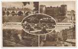 Greetings From Shrewsbury, 1944 Multiview Postcard - Shropshire