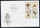 Luxembourg Ob N° 1217 à 1220 Sur Env. 1er Jour - Champignons (11 P35) - Unused Stamps