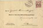 Rechnung  "Schweiz. Mobiliar Versicherungs Gesellschaft, Bern"         1896 - Cartas & Documentos