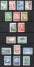 Finland 1949 All Issues Mostly MH  SG 471 -487 - Unused Stamps