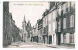 *1446*   VALOGNES : Rue De Poterie Et L'Eglise Saint-Malo - Valognes