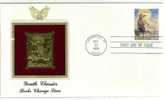 UNUSUAL STAMPS - FDC FIRST DAY COVER - YEAR 1993 - 1 Pcs. USA GOLDEN REPLICAS OF UNITED STATES OF AMERICA  GOLD STAMPS - Other & Unclassified