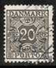 DENMARK   Scott #  J 33   VF USED - Portomarken