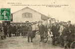 LA CLAYETTE (71) Aviation 1912 Arrivée D'un Avion à La Gare Superbe Animation - Andere & Zonder Classificatie