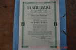 Titre Au Porteur De La Séquanaise à Versement Périodique,55000 FrsParis 1/01/1949 - Banque & Assurance