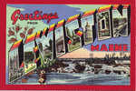 Greetings From Lewiston Maine.  1930-40s - Lewiston