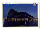 {32117} Espagne Costa Del Sol , Vue Nocturne Du Rocher De Gibraltar - Gibraltar