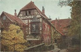 AK Eisenach Wartburg Vorhof Farbenfoto ~1920 #54 - Eisenach