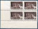 1957 BULGARIE 899** Cerf Et Arbres, Bloc De 4 - Unused Stamps