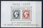 1977 Lussemburgo, 125° Anniversario Primo Francobollo , Serie Completa Nuova (**) - Unused Stamps