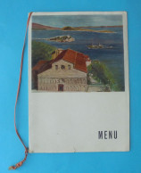 JADROLINIJA Rijeka - Croatia Shipping Company * OLD MENU 1964. * Ship M/s JEDINSTVO * Croatie Kroatien Croazia - Andere & Zonder Classificatie