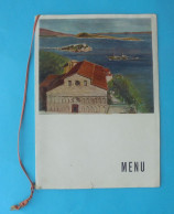 JADROLINIJA Rijeka - Croatia Shipping Company * OLD MENU 1964. * Ship M/s JEDINSTVO * Croatie Kroatien Croazia - Other & Unclassified