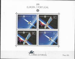 1991 Portugal Yv. BF 79  Mi. Bl. 78 ** MNH Europa - 1991