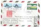 53323)lettera Svizzera Aerea Con 4 Valori + Annullo Del 21/1/1967 - Lettres & Documents