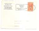 53327)lettera F.d.c. Principato Di Monaco Con Un Valore Europa Cept + Annullo Del 13/1/1967 - Marcophilie