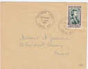 Enveloppe Affr. 5F + 1F Alfred De Musset - Premier Jour - 2 Juin 1951 - Paris RP - Storia Postale