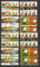 Burundi 1974, 100ans U.P.U., 644 / 651** + PA 346 / 53** En Paire, (Mi 1069 / 84A), Cote 39 € - Unused Stamps