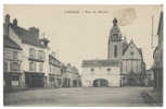 LIMOURS, Essonne (91). Place Du Marché.  Commerces: Coiffeur, Hôtel. Dos Vert Divisé. Édition Manigot. - Limours