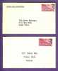 RSA 1969  2xCover  With Address (uncancelled) Nr.382 - Briefe U. Dokumente