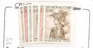 53404)n°6 Valori Monaco Anno 1969 - N°799-804 - Nuovi - Postmarks