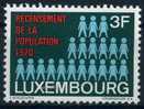1970 Lussemburgo, Censimento , Serie Completa Nuova (**) - Unused Stamps