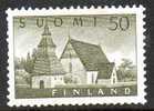 Finland 1956 Lamni Church 50m MH  SG 556 - Unused Stamps